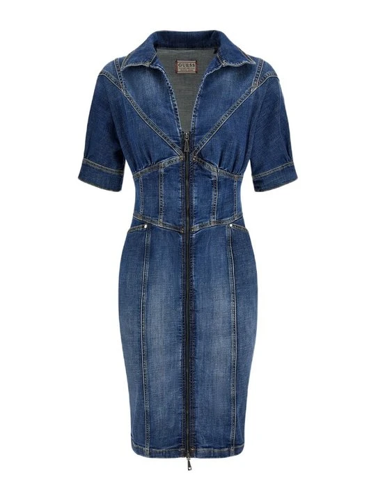 Zdjęcie produktu Sukienka jeansowa Guess niebieski denim