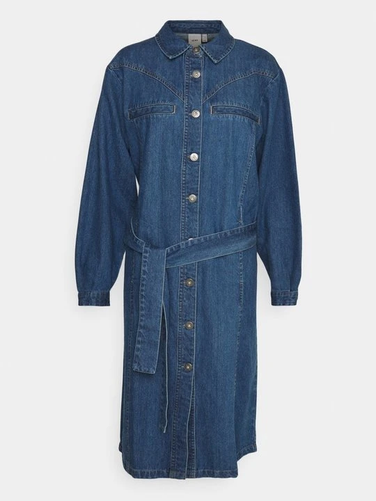 Zdjęcie produktu Sukienka jeansowa Ichi niebieski denim