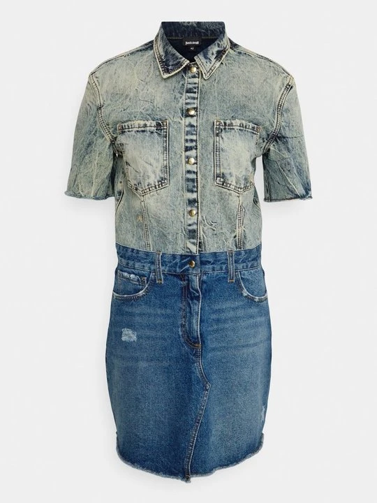 Zdjęcie produktu Sukienka jeansowa Just Cavalli granatowy