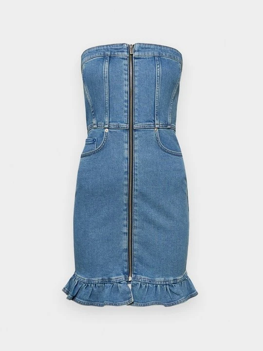 Zdjęcie produktu Sukienka jeansowa KARL LAGERFELD jasnoniebieski denim