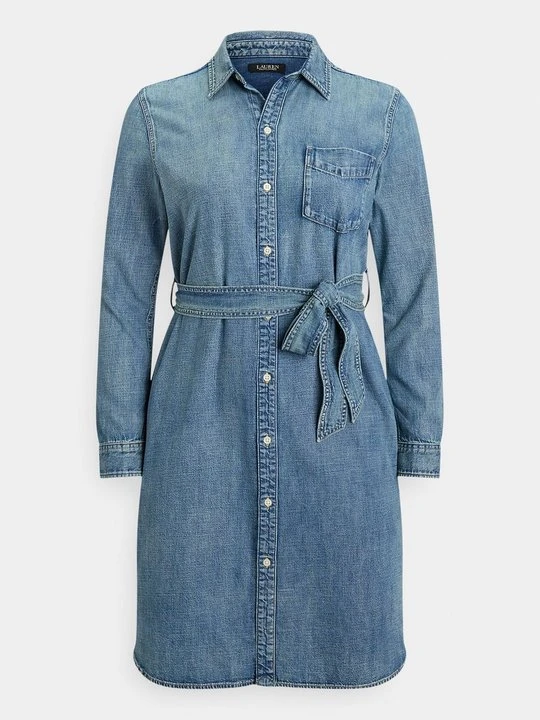 Zdjęcie produktu Sukienka jeansowa Lauren Ralph Lauren niebieski denim