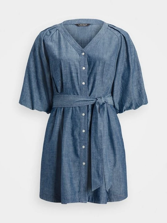 Zdjęcie produktu Sukienka jeansowa Lauren Ralph Lauren jasnoniebieski