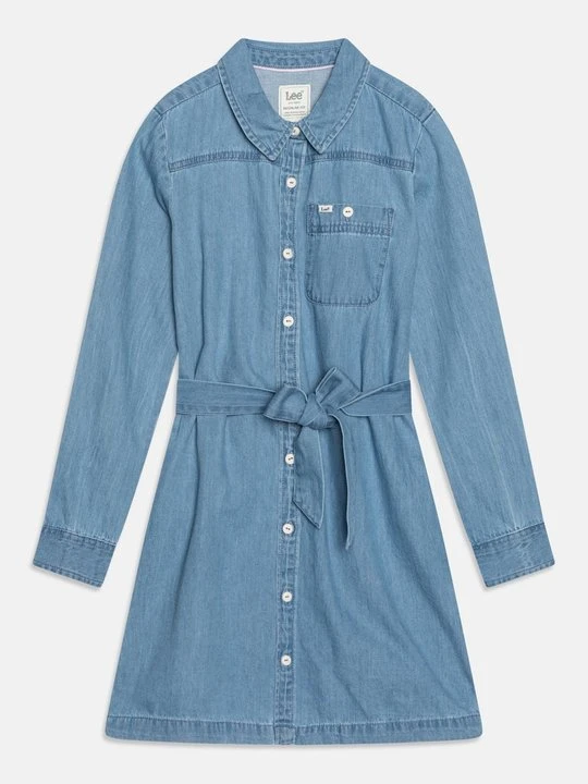 Zdjęcie produktu Sukienka jeansowa Lee niebieski denim