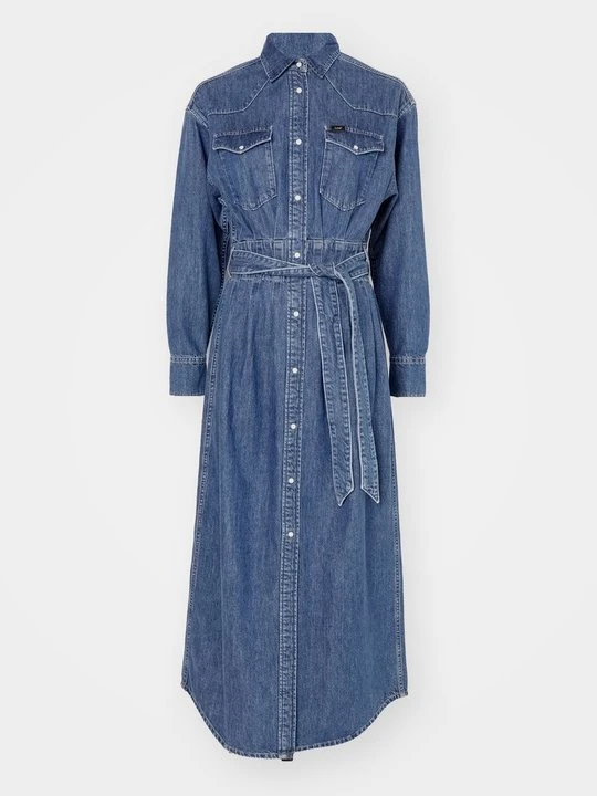 Zdjęcie produktu Sukienka jeansowa Lee niebieski denim