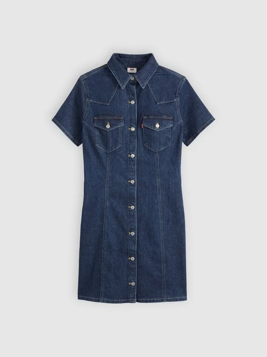 Zdjęcie produktu Sukienka jeansowa Levi's ciemnoniebieski