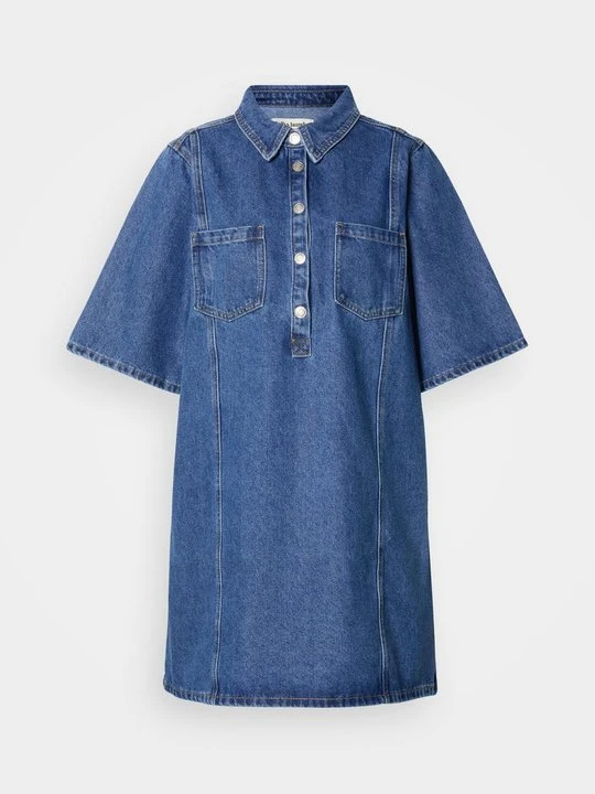 Zdjęcie produktu Sukienka jeansowa Lollys Laundry niebieski
