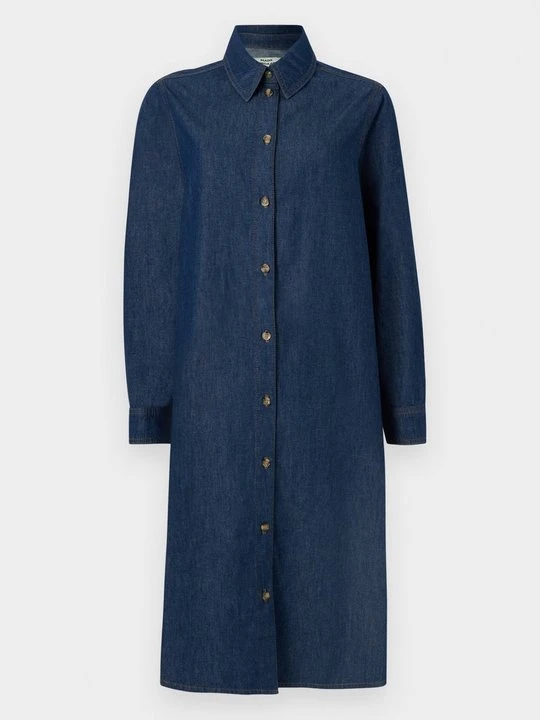 Zdjęcie produktu Sukienka jeansowa Mads Nørgaard niebieski denim