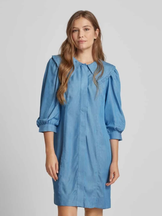 Zdjęcie produktu Sukienka jeansowa model ‘Texas’ Just Female Jasnoniebieski
