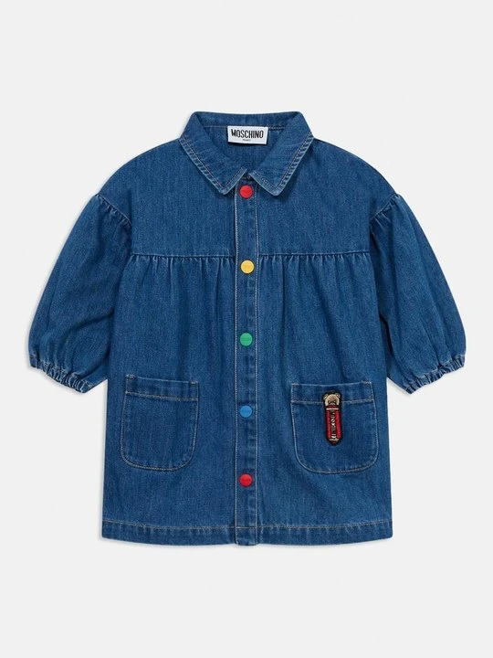 Zdjęcie produktu Sukienka jeansowa MOSCHINO niebieski