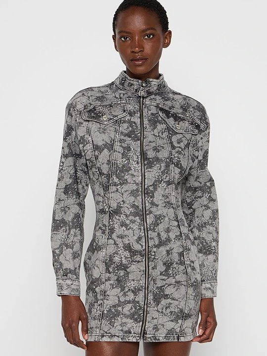 Zdjęcie produktu Sukienka jeansowa MOSCHINO szary