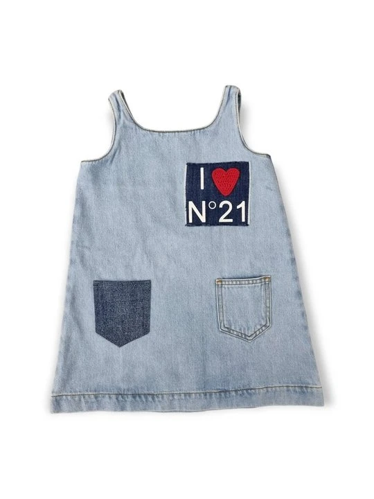 Zdjęcie produktu Sukienka jeansowa N°21 jasnoniebieski denim