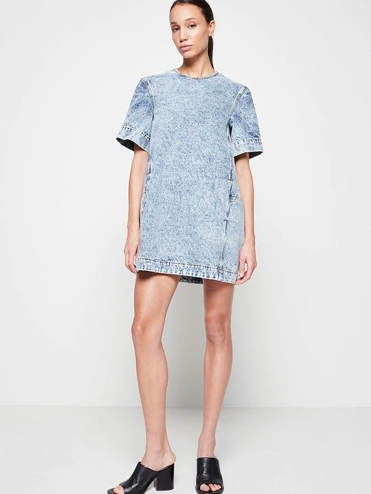 Zdjęcie produktu Sukienka jeansowa Nina Ricci niebieski