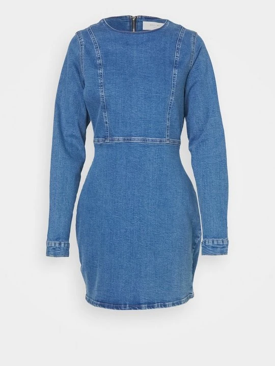 Zdjęcie produktu Sukienka jeansowa Noisy May niebieski denim