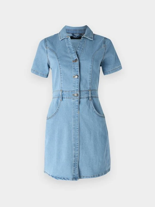 Zdjęcie produktu Sukienka jeansowa Noisy May jasnoniebieski denim