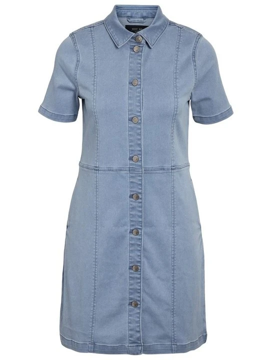 Zdjęcie produktu Sukienka jeansowa Noisy May jasnoniebieski denim
