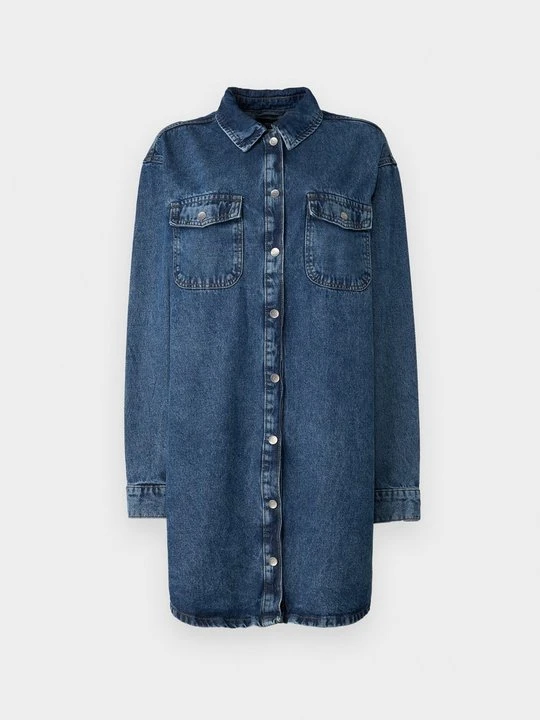 Zdjęcie produktu Sukienka jeansowa Noisy May niebieski denim