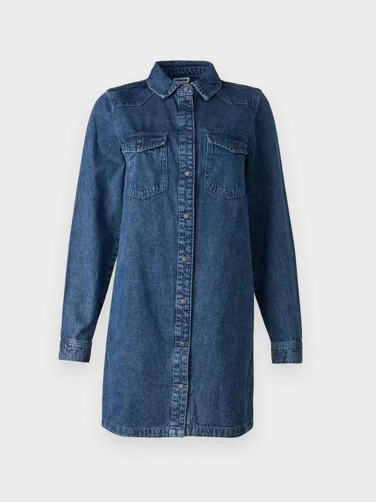 Zdjęcie produktu Sukienka jeansowa Noisy May niebieski denim
