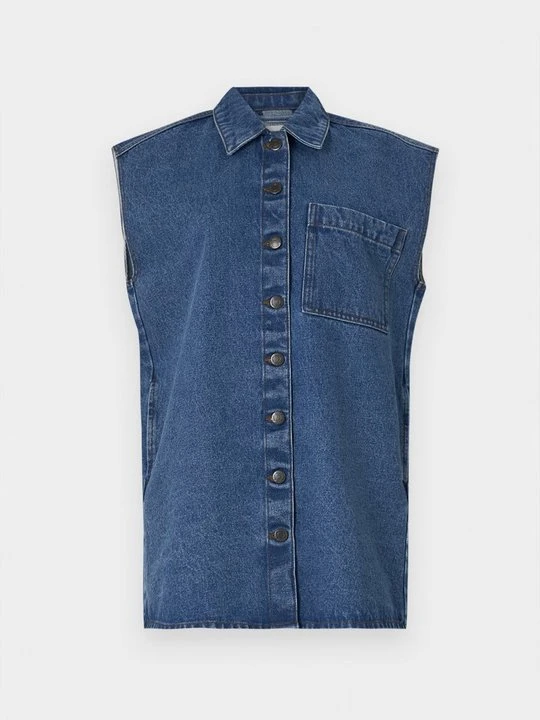 Zdjęcie produktu Sukienka jeansowa Noisy May niebieski denim