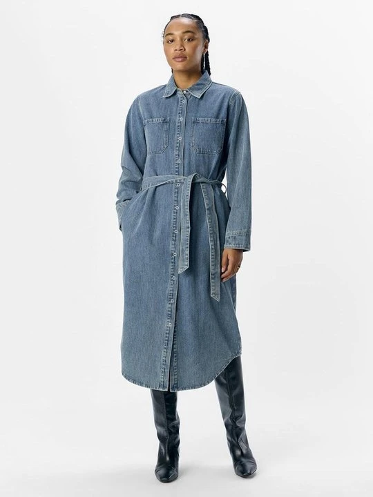 Zdjęcie produktu Sukienka jeansowa Object niebieski denim