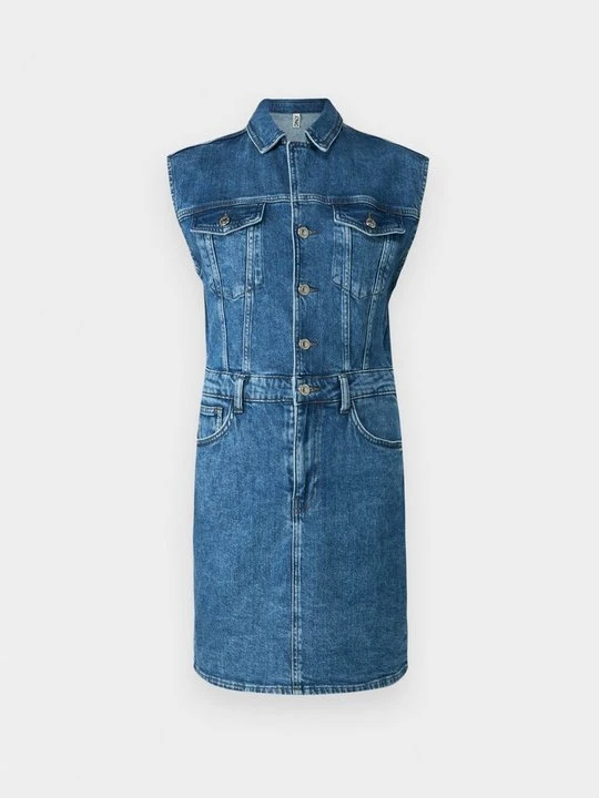 Zdjęcie produktu Sukienka jeansowa Only niebieski denim