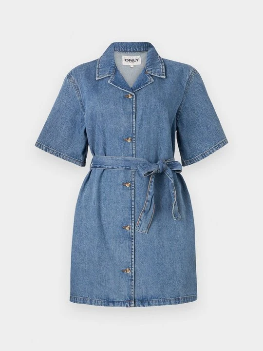 Zdjęcie produktu Sukienka jeansowa Only jasnoniebieski denim