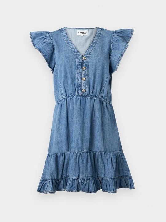 Zdjęcie produktu Sukienka jeansowa Only jasnoniebieski denim