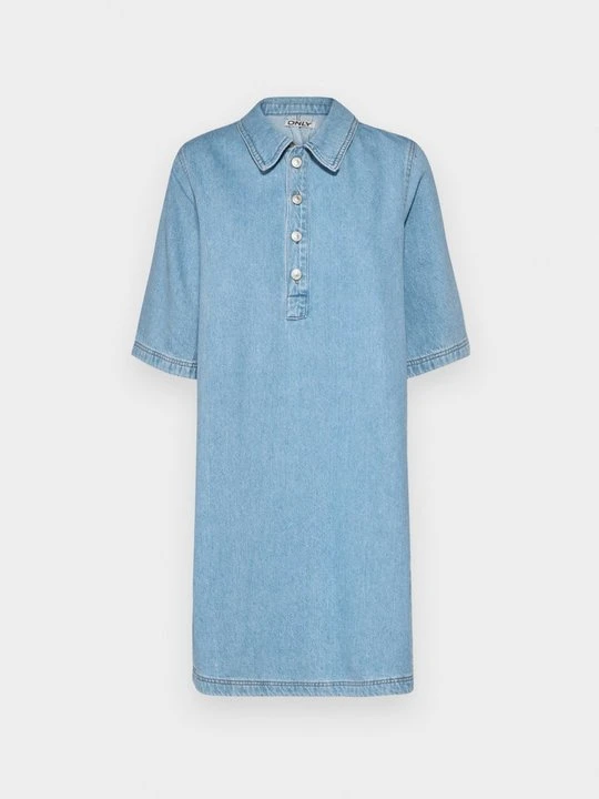 Zdjęcie produktu Sukienka jeansowa Only jasnoniebieski denim