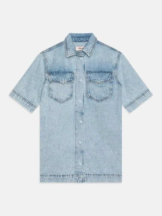 Zdjęcie produktu Sukienka jeansowa ONLY GIRLS jasnoniebieski denim