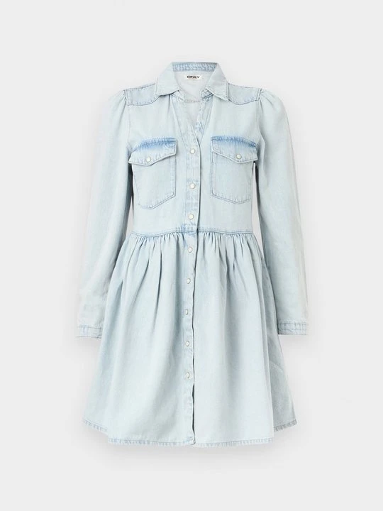 Zdjęcie produktu Sukienka jeansowa Only jasnoniebieski denim