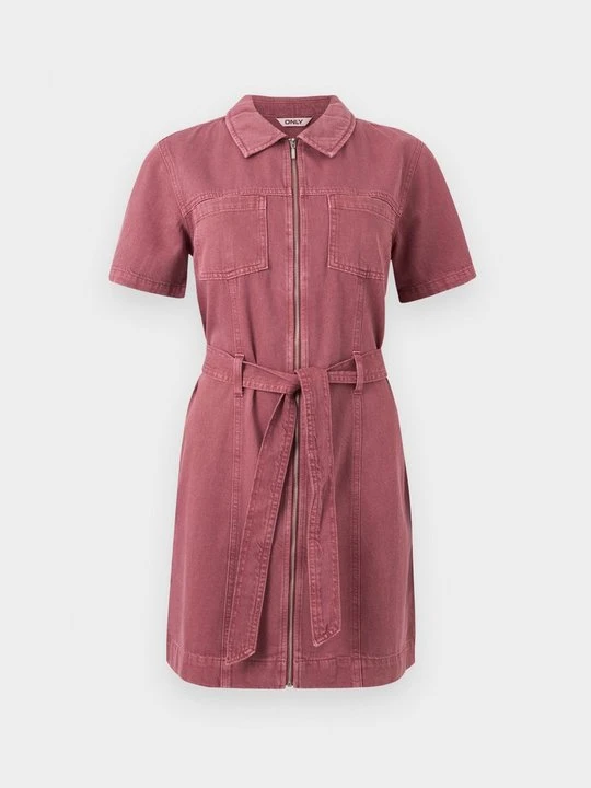 Zdjęcie produktu Sukienka jeansowa Only jasnoróżowy