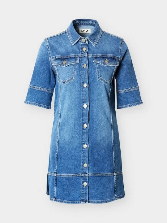 Zdjęcie produktu Sukienka jeansowa Only niebieski denim