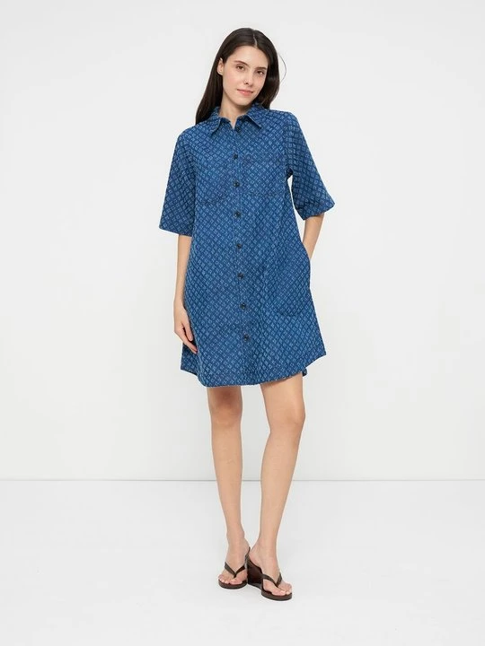 Zdjęcie produktu Sukienka jeansowa Part Two niebieski denim