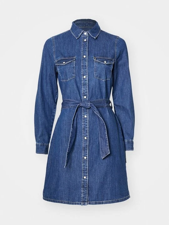 Zdjęcie produktu Sukienka jeansowa Pepe Jeans ciemnoniebieski