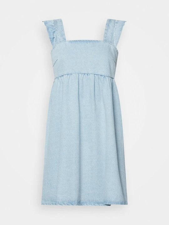 Zdjęcie produktu Sukienka jeansowa Pieces jasnoniebieski denim