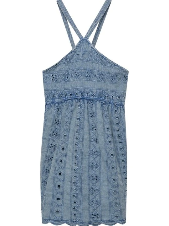 Zdjęcie produktu Sukienka jeansowa PULL&BEAR niebieski