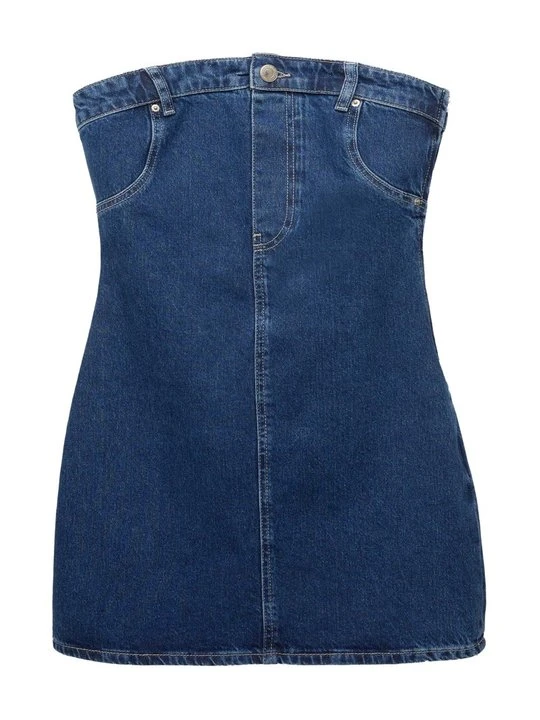Zdjęcie produktu Sukienka jeansowa PULL&BEAR granatowy