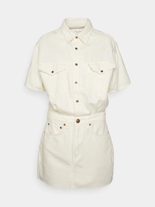 Zdjęcie produktu Sukienka jeansowa rag & bone biały