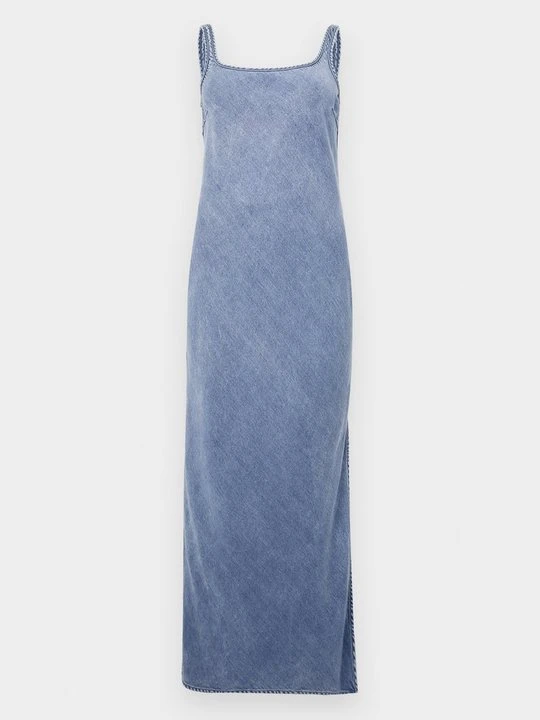 Zdjęcie produktu Sukienka jeansowa Samsøe Samsøe niebieski denim