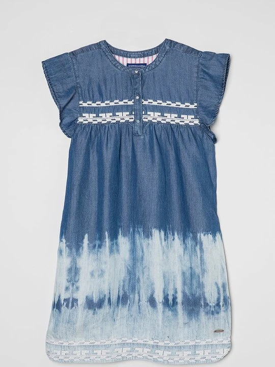 Zdjęcie produktu Sukienka jeansowa Scotch & Soda niebieski