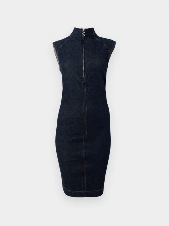 Zdjęcie produktu Sukienka jeansowa SPORTMAX granatowy