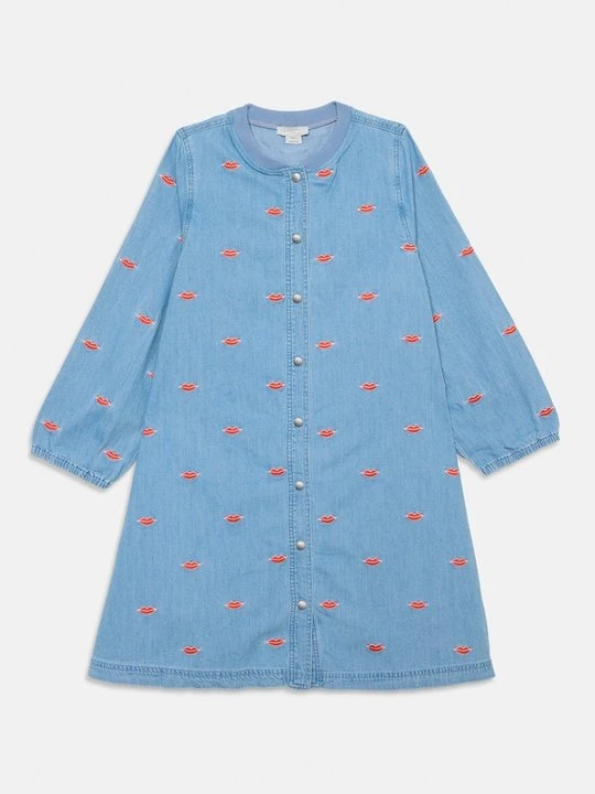 Zdjęcie produktu Sukienka jeansowa Stella McCartney niebieski