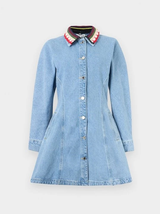 Zdjęcie produktu Sukienka jeansowa Stine Goya niebieski denim