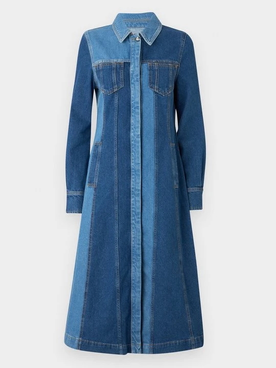 Zdjęcie produktu Sukienka jeansowa Stine Goya niebieski denim