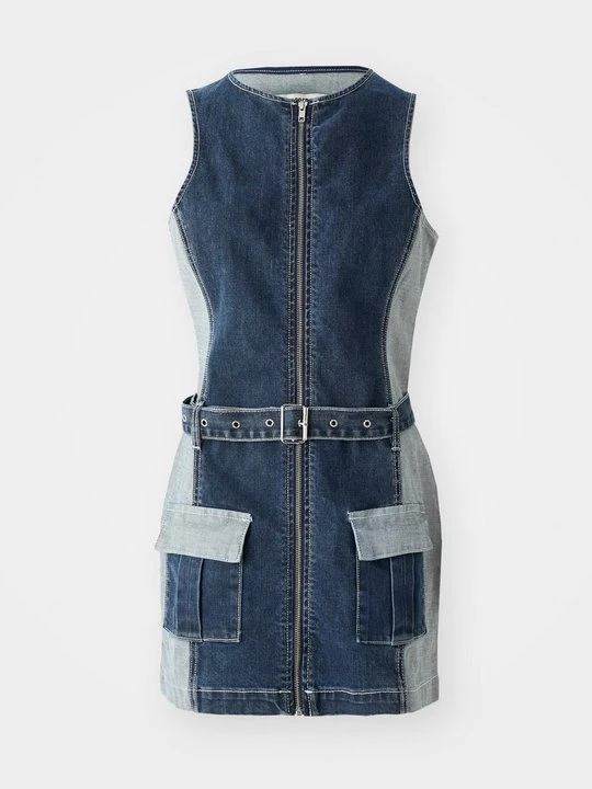 Zdjęcie produktu Sukienka jeansowa The Ragged Priest niebieski denim