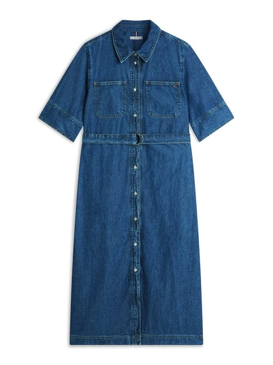 Zdjęcie produktu Sukienka jeansowa Tommy Hilfiger niebieski denim