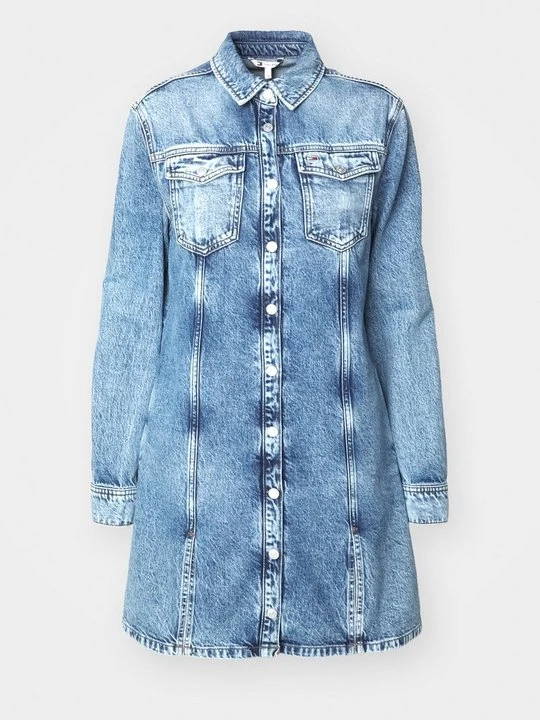 Zdjęcie produktu Sukienka jeansowa Tommy Jeans jasnoniebieski denim