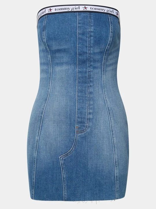 Zdjęcie produktu Sukienka jeansowa Tommy Jeans niebieski