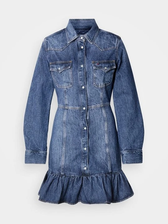 Zdjęcie produktu Sukienka jeansowa Tommy Jeans niebieski denim