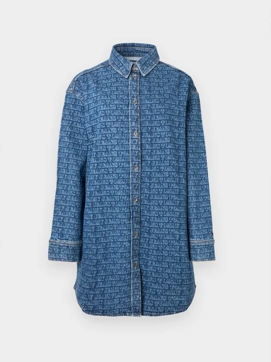 Zdjęcie produktu Sukienka jeansowa Tommy Jeans niebieski denim