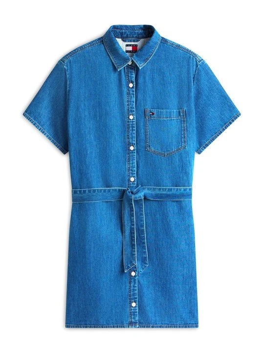 Zdjęcie produktu Sukienka jeansowa Tommy Jeans niebieski denim
